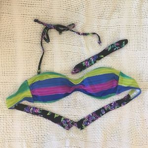 Striped Bikini Top